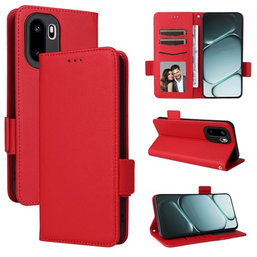 �X�}�z�P�[�X �Ή��@�� for OnePlus 15R / Ace 6 / Ace 6T �t���b�v�L�b�N�X�^���h���C���J�[�h�X���b�g�E�H���b�g�J�o�[ Red