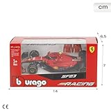 Bburago Formula 1 F1 FERRARI SF-23 Race Car (Sainz) - 1:43 Scale - Incredibly Detailed Die-Cast Replica Collectible Model Vehicle, Red/Black - Image 7