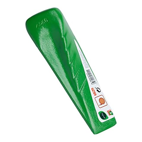 GEOLIA - Spaltkeil - Stahl - 2,5 kg - Holz Drehspaltkeil - Geschmiedeter Spaltkeil aus Stahl - Fällkeil Cover