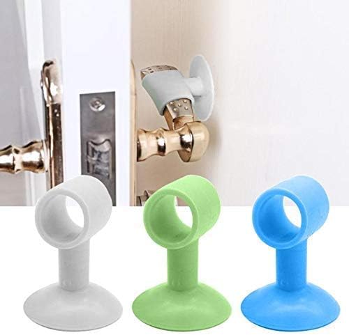 GenericDEVANI- Creation Mini Anti-Collision Silicone Door Stopper Door Handle Crash Pad Bumper Guard Rubber Stopper Wall Mute Crash Pad Silencer | Pack 4 | 4.5 x 3.3 x 2 cm | Multicolour"