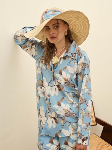 Image of Sassafras Women Set of Top and Straight Pants