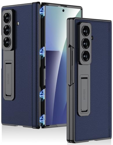 Étui de protection Galaxy Z Fold 7 en cuir fine coque antichoc luxe