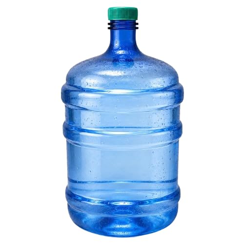 Image of Water Cane Plastic Blue 20L Water Bottle Removable Dispenser Water Cooling Machine Bottle Reusable Large Capacity Bottle and Removeable Cap