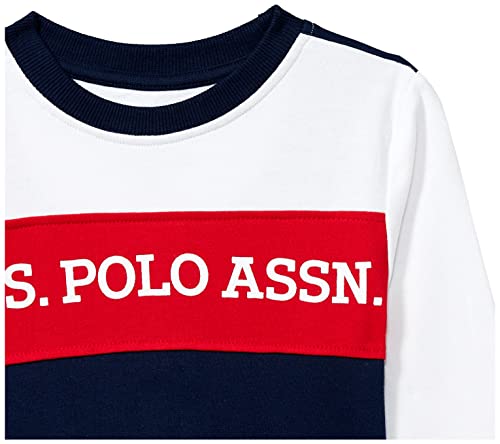 Image of U.S. POLO ASSN. The Tee Shop Unisex Regular Fit Cotton Hooded Neck Couple Hoodies (Couple Hoodies Soul Mate Dark Navy Male -XL, Female -M)