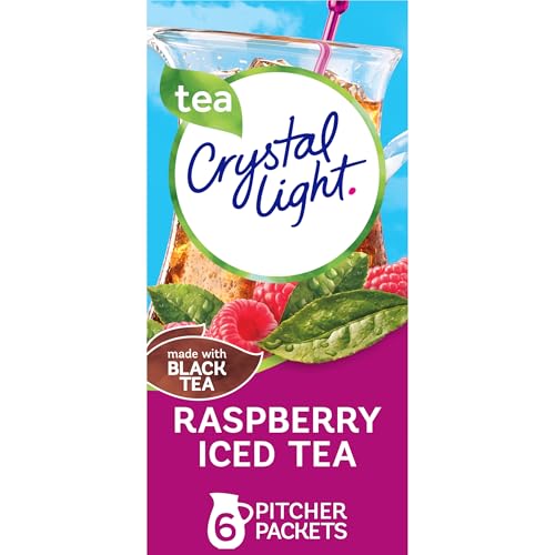 Crystal Light Raspberry Tea, (12-Quart) 1.6-Ounce Canisters