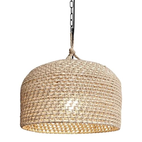 Luminaire suspendu en rotin pour illuminer chaleureusement votre salle à manger