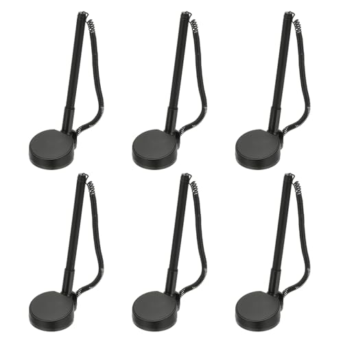 Patikil 6 Stück Zählerstift mit Schnur Schwarz