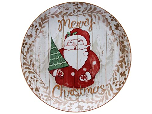 Assiette à Panettone Tognana 30 Cm – En Porcelaine, Multicolore, Pour Noël Et Fêtes
