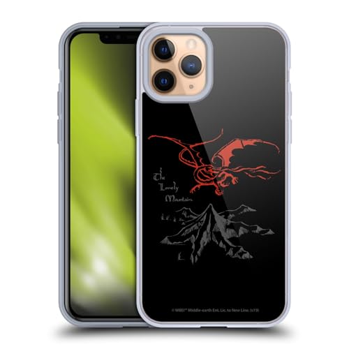 Licenza Ufficiale The Hobbit An Unexpected Journey The Lonely Mountain Grafiche Custodia Protezione di Grado Militare Compatibile con Apple iPhone 11 PRO gel