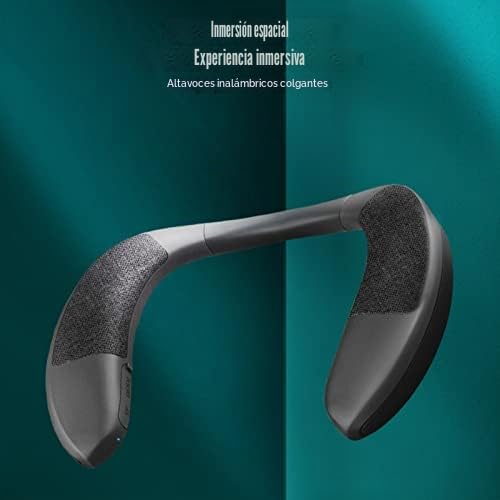 Altavoces Bluetooth con Banda para el Cuello, Altavoz Inalámbrico Ligero Y Portátil, Micrófono con Cancelación de Ruido Integrado, Audio, Tarjeta de Memoria Compatible, para Llama