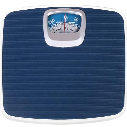 Image of Dr. Care Mechanical Weighing Scale for Body Machine for Body Weight, with 130 kg Maximum Weight Capacity, Color: Blue