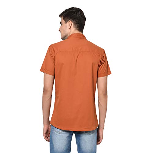 Image of Men Solid Slim Fit Shirt
