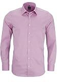 Olymp Herren Hemd Level 5 Body Fit Langarm, 40, Farbe Rosa