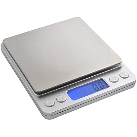 Feinwaage Digitale Küchenwaage 2kg Goldwaage Präzisionswaage Digitalwaage 3465 Cover