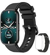 KALINCO Slim Fitness Tracker, Smart Watch with Heart Rate, Blood Oxygen, Blood Pressure and Sleep...