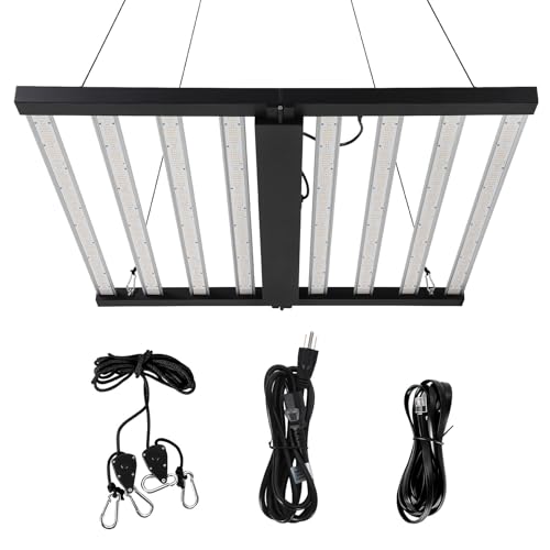 720w 8-Bar LED Grow Light, 4x4Ft Coverage, Full Spectrum...