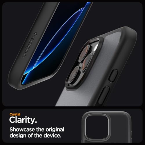 Image of Spigen for iPhone 16 Pro Case, Ultra Hybrid [No Magnet Ring][Anti-Yellowing] - Frost Black