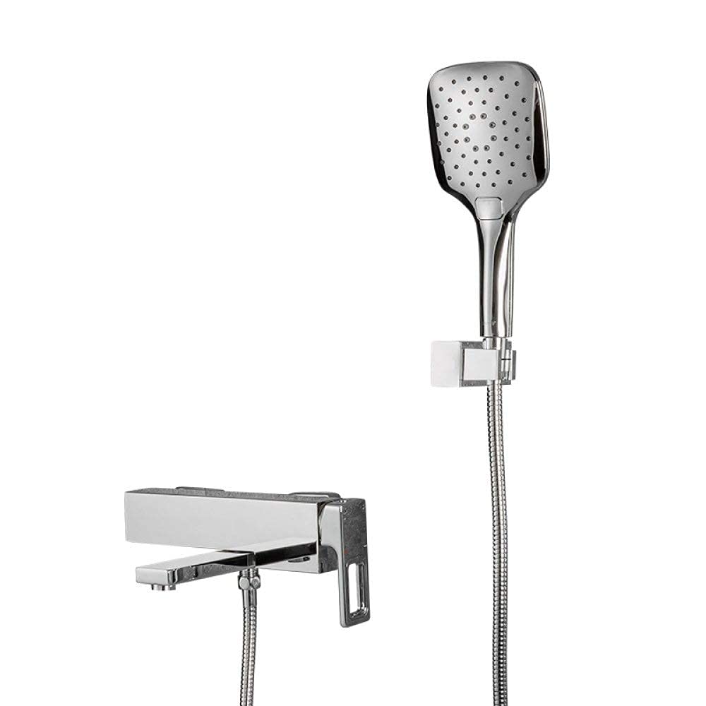 Robinet de baignoire cascade avec mitigeur de douche mural complet
