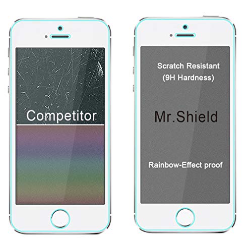 Mr.shield-[3-Pack Designed For Iphone Se (2016 Edition Only) / Iphone 5/5S / Iphone 5C [Tempered Glass] Screen Protector With Lifetime Replacement #TOP4