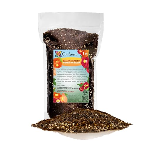 Gardenera Premium Balsam Camellia Potting Soil Mix 1 Quart