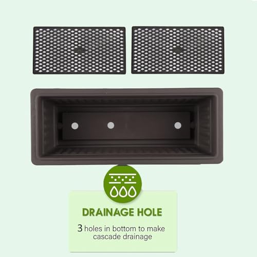 Homdox 5-Tier Elevated Garden Bed- Freestanding Vertical Raised Bed for Gardening with 5 Garden Planter Boxes- Perfect to Grow Vegetables Herbs Flowers Indoor(Black)