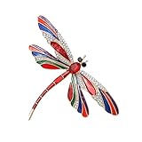 【Verbessern Sie Ihren Look】Heben Sie Ihre Garderobe mit dieser Libellenbrosche auf, die ein einfaches, aber klassisches Design aufweist. Mit seinem vielseitigen Stil ist er perfekt für formelle und legere Anlässe und passt gut zu Anzügen, Kragen, Pullovern und mehr. Ein schönes Accessoire, das zu den meisten Outfits passt