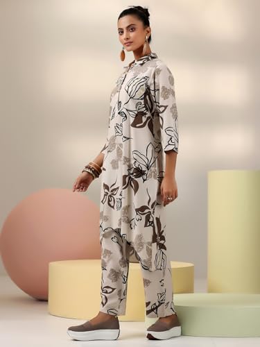Image of Libas Womens Printed Rayon Co ord Set for Women | daily wear | casual wear | office wear