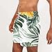 Lastesso Mens 5 Inch Swim Trunks Men's Swim Trunks Fashion Hawaii Printing Summer Swimming Trunks Lightweight Loose Beach Boardshorts with Pocket Multicolor