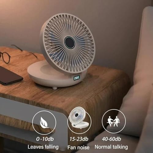 Ventilateur de circulation d'air pour économiser de l'espace sur table - 2