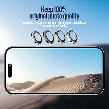 Image of FabeKee Tempered Glass Camera Lens Protector For Oppo Reno15 9H Hardness, Full Coverage Anti Scratch Camera Metal Ring silvar
