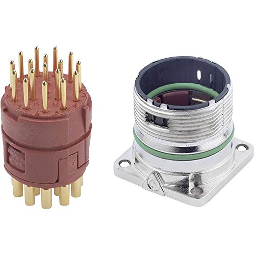 Lapp 75009707 M23 17-pins bruin, grijze aderconnector - verbindingsdraden (bruin, grijs)