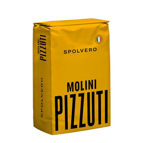 Molini Pizzuti Spolvero Italian Remilled Durum Wheat Semolina – 5kg Bag – Ideal for Pizza Peels, Dough Stretching, Anti-Stick Dusting, and Artisan Bread Baking