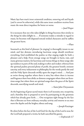 Good Music, Sacred Music, and Silence: Three Gifts of God for Liturgy and for Life