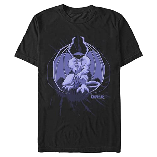 T-Shirt Disney Spirale Goliath Noir grand format 3XL vêtement coton homme