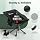 Silla Feelnais FN-C02 para camping portátil y plegable para adultos, color negro con asiento giratorio miniatura 4