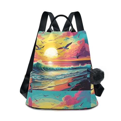 Sac à dos femme pour le travail et les sorties avec poches latérales pratiques