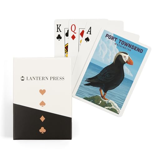 Baraja de cartas Póker Puffin on a Rock 52 cartas