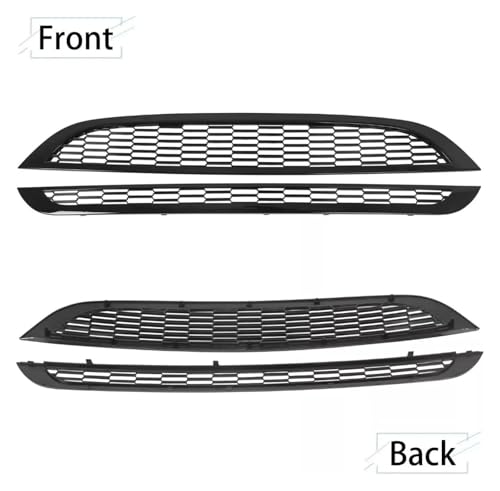 Parrilla de panal delantera para coche Mini R50 R52 R53 que protege el parachoques 4
