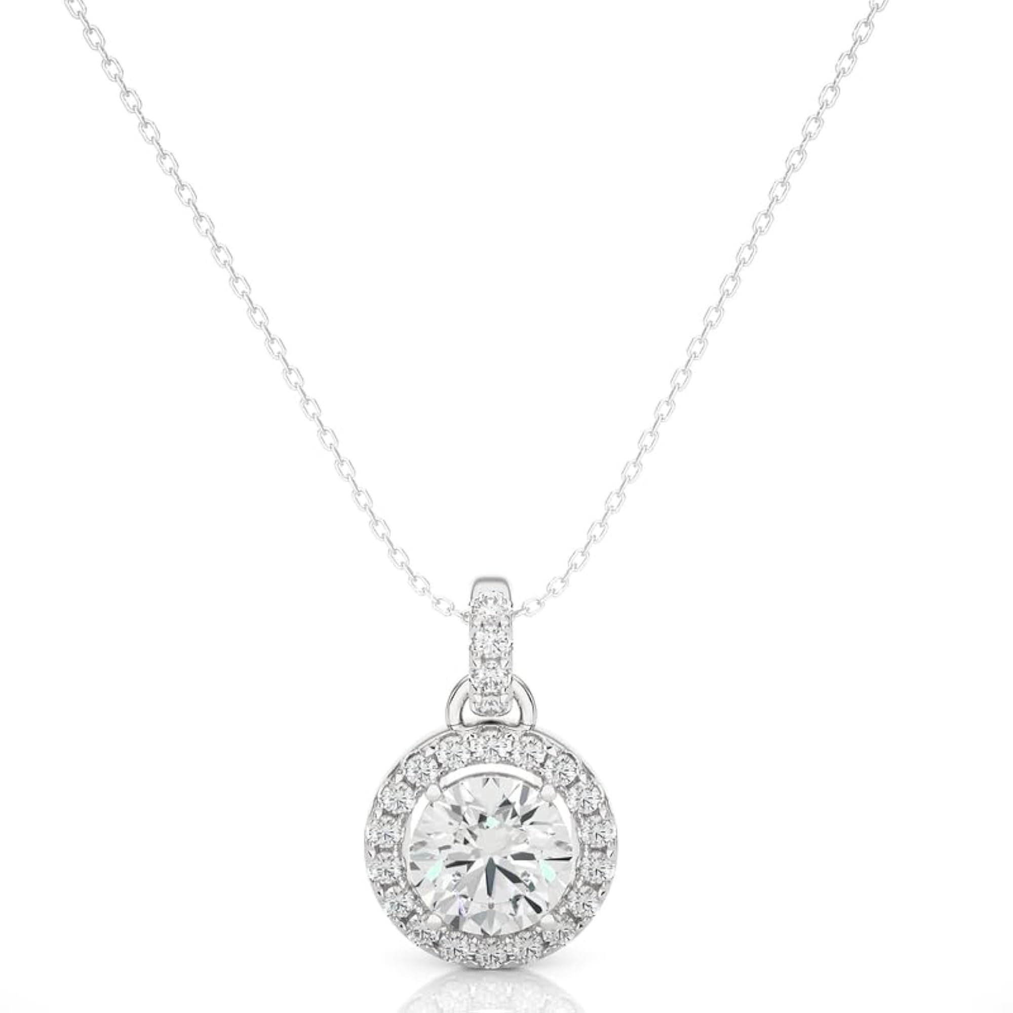 Women's 925 Sterling Silver Hallmarked Necklace with Secure Clasp