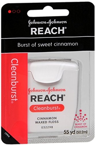 REACH Cleanburst Waxed Floss Cinnamon 55 Yards (Pack of 11)