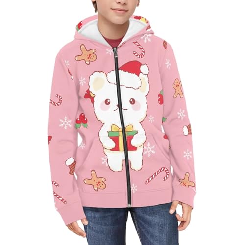 Image of Biyejit Kids Novelty 3D Graphic Printed Hooded Sweatshirt