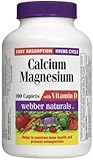 Webber Naturals Calcium Magnesium with D3, 333/167 mg/200 IU, Bonus 200caps