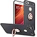 Produktbild XCYYOO Kompatibel mit Xiaomi Redmi Note 5A Hülle, Ring Kickstand 360 Grad Rotierenden Ring Drop Schutz Stoßdämpfung weichen TPU Cover [Arbeit mit magnetischen Auto Halterung]