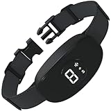 Beoankit Collar Antiladridos para Perros,Sin Descargas,Collar Automático con 8 Sensibilidad Ajustables,3 Modos de Vibración/Fuerte Vibración/Sonido,Apto para Todos los Perros