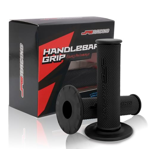 JFG バイク用 グリップ 22mm /24mm ハンドル ゴム 滑り止め