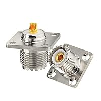 TUOLNK Connecteur SO239 Paquet De 10 PL259 Fiche Mâle Adaptateur Coaxial à Sertir SO239 PL-259 - Foto 3