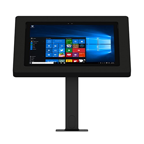 Vidamount Black Enclosure And Rotating & Tilting Desk/Table Mount [Bundle] Compatible With Microsoft Surface Pro 7+, Pro 7, Pro 6, Pro 5, Pro 4 #TOP1