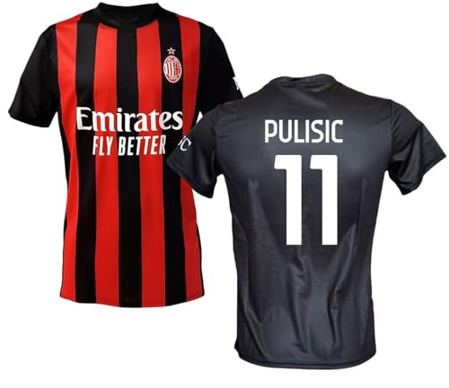 Maglia Milan Christian Pulisic 11 Replica Ufficiale Autorizzata 2025-2026 Bambino