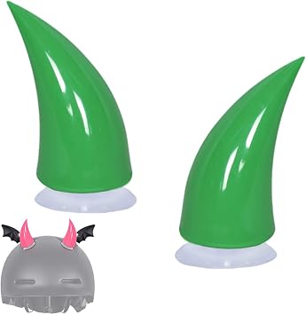 2 Pcs Devil Horns for Motorcycle Bicycle Helmet Demon Wings Helmet Decorations Accessories for Skiing Biking Cycling Skating
