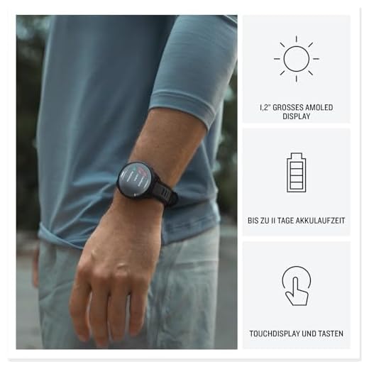 GARMIN Forerunner 165 GPS Smartwatch zum Laufen